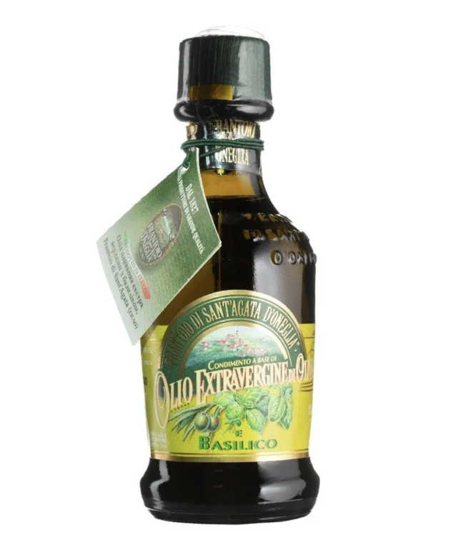 Олія олив Frantoio di Sant'agata екстра верджин з базиліком 100мл